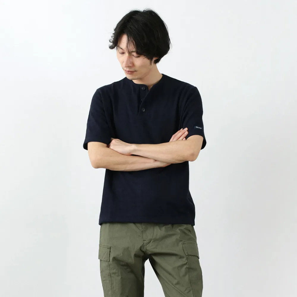 TIEASY T-Shirts^/ HDCS Henry Neck Short Sleeve T-Shirt