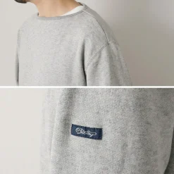 TIEASY Sweatshirts^/ HDCS Sweatshirt Boat Neck Basque Shirt