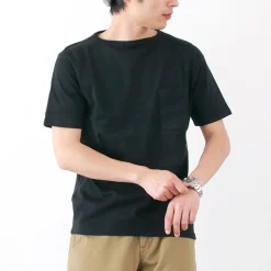 TIEASY T-Shirts^/ Summer Knit Pocket T-Shirt