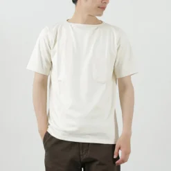 TIEASY T-Shirts^/ Summer Knit Pocket T-Shirt