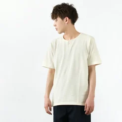 TIEASY T-Shirts^/ Summer Knits Henley Short Sleeve T-shirt