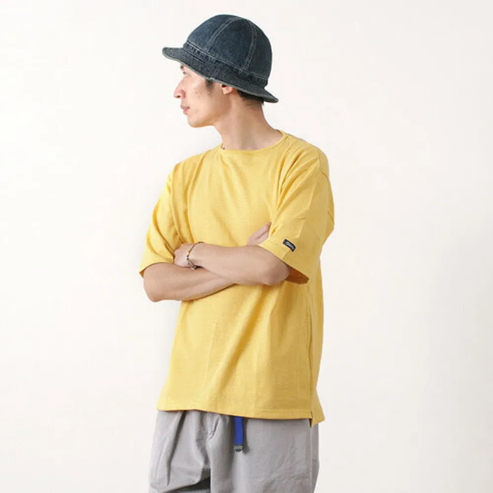 TIEASY T-Shirts^/ TE001SS HDCS Light Big Boat Neck T-Shirt