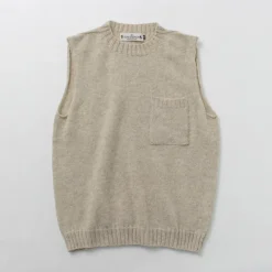 TOM SIMPSON Knits^/ Crew Neck Pocket Knit Vest