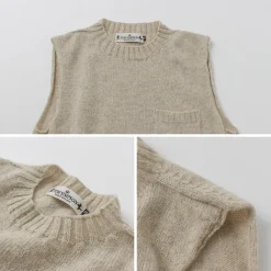 TOM SIMPSON Knits^/ Crew Neck Pocket Knit Vest