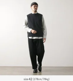 TOM SIMPSON Knits^/ Crew Neck Pocket Knit Vest