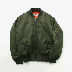 TOP KHAKI Jackets^/ MA-1 Nylon Flight Jacket