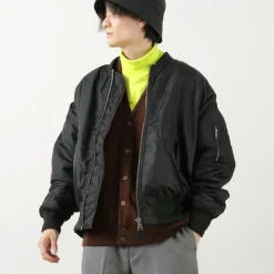 TOP KHAKI Jackets^/ MA-1 Nylon Flight Jacket