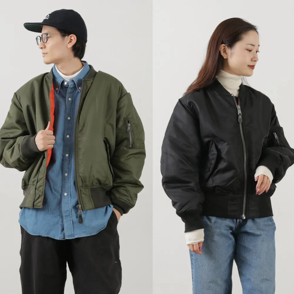 TOP KHAKI Jackets^/ MA-1 Nylon Flight Jacket