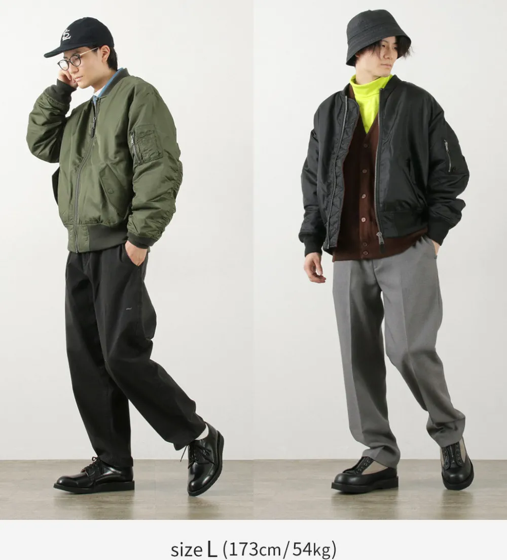 TOP KHAKI Jackets^/ MA-1 Nylon Flight Jacket