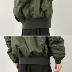TOP KHAKI Jackets^/ MA-1 Nylon Flight Jacket