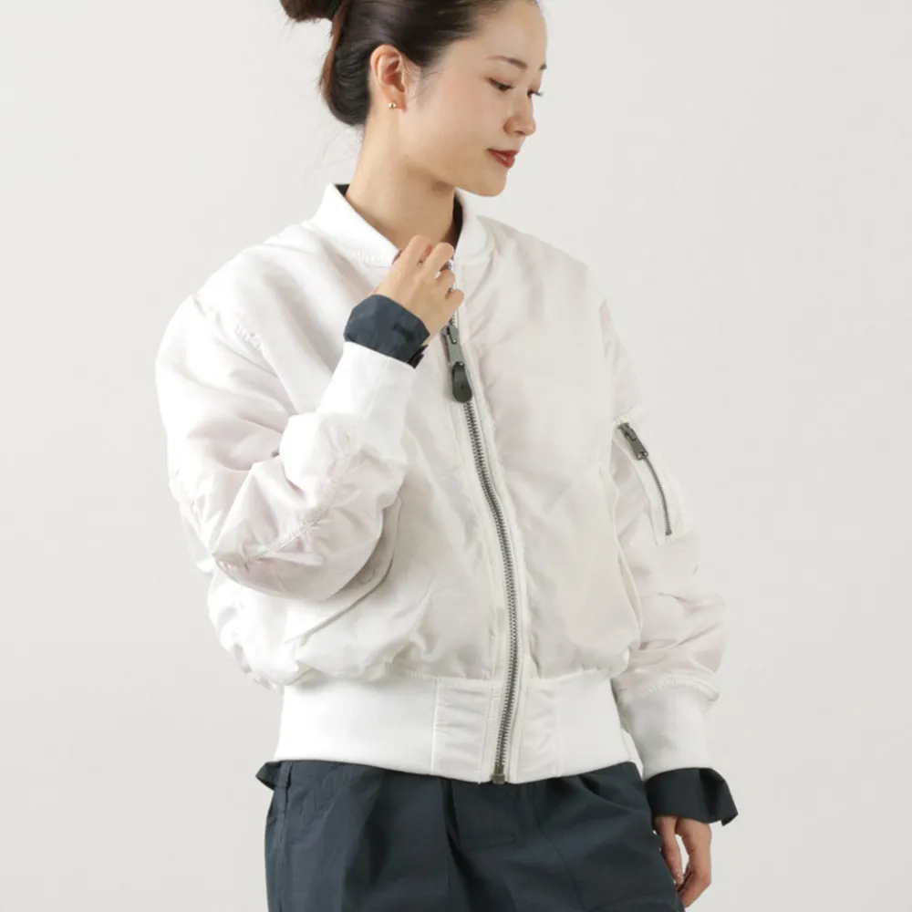 TOP KHAKI Jackets^/ MA-1 Nylon Flight Jacket