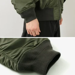 TOP KHAKI Jackets^/ MA-1 Nylon Flight Jacket