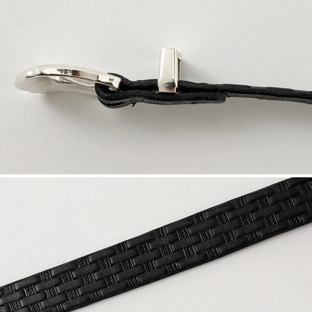TORY LEATHER Belts^/ 3/4 inch Western Belt Basket Weave black