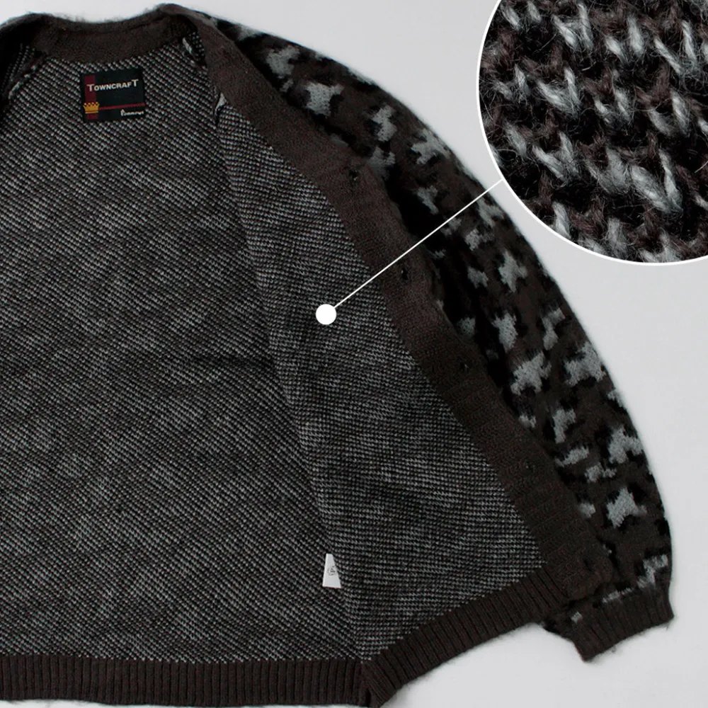 TOWN CRAFT Cardigans^/ Shaggy Raglan Cardigan
