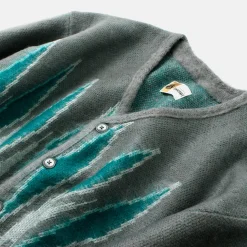 TOWN CRAFT Cardigans^/ Vintage Pattern Shaggy Cardigan