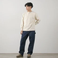 TOWN TOPIC T-Shirts^/ Ankle Henley L/S Tee