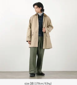 TRADITIONAL WEATHERWEAR Coats^/ High Density Fabric Corduroy Collar Coat