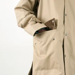 TRADITIONAL WEATHERWEAR Coats^/ High Density Fabric Corduroy Collar Coat