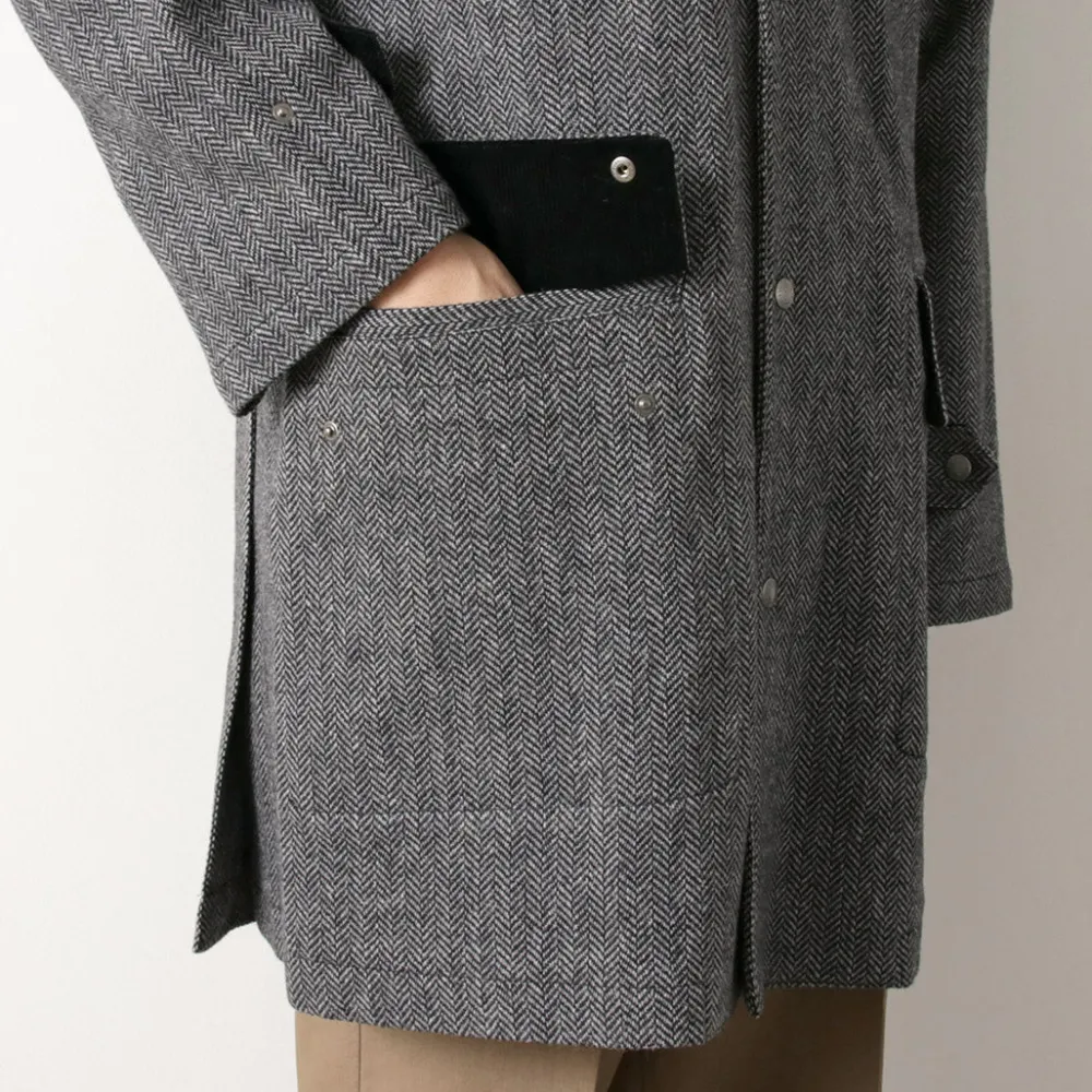 TRADITIONAL WEATHERWEAR Coats^/ HARROGATE mid-length field coat gray