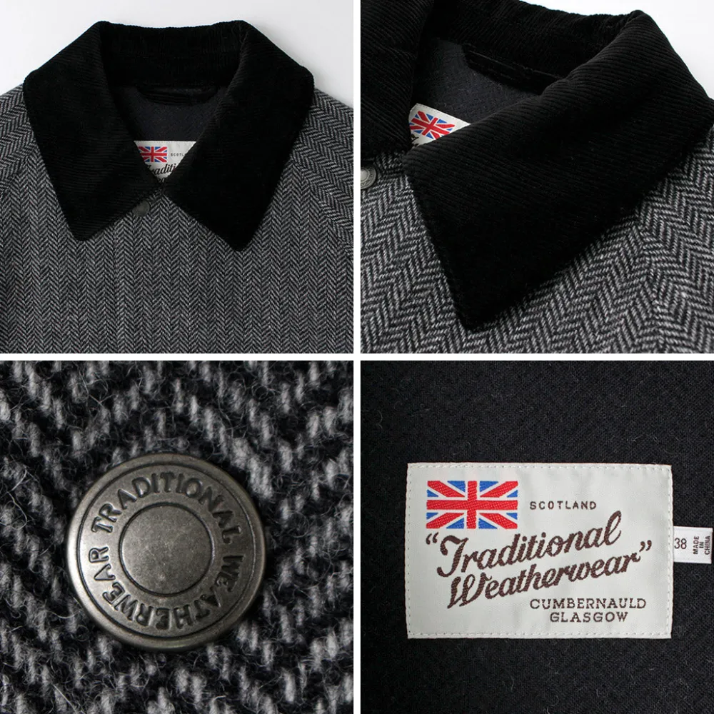TRADITIONAL WEATHERWEAR Coats^/ HARROGATE mid-length field coat gray
