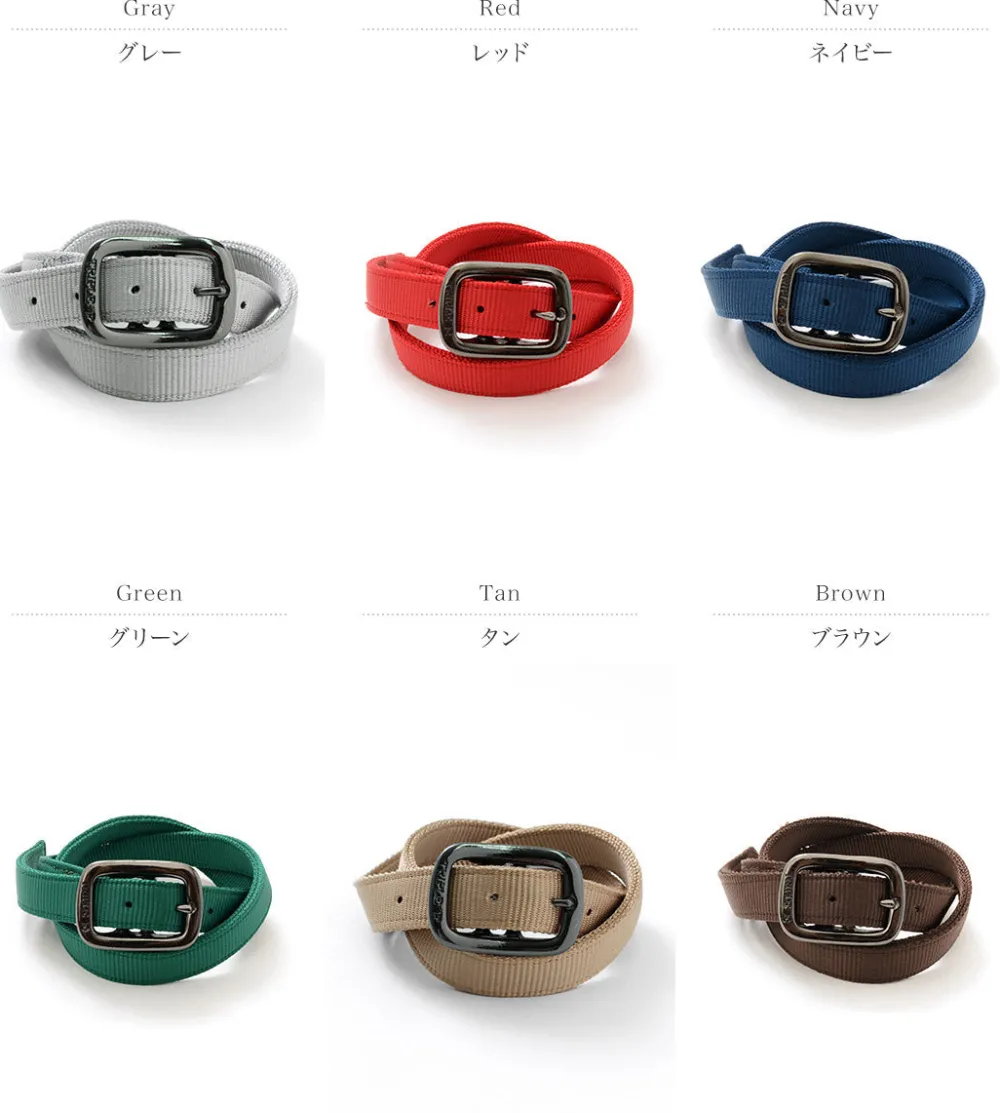 TRIPLE E Belts^/ PLAIN NYLON WEB BELT