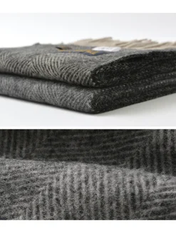 TWEED MILL Scarfs^/ Lamb Wool Scarf Herringbone