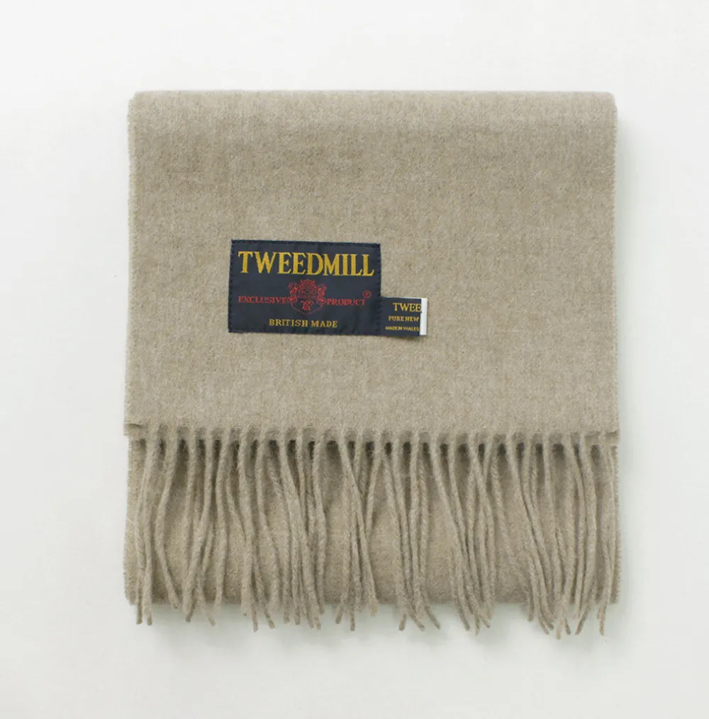 TWEED MILL Scarfs^/ Lamb Wool Scarf Solid
