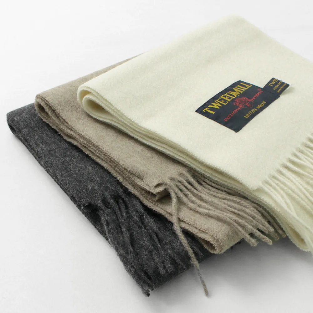 TWEED MILL Scarfs^/ Lamb Wool Scarf Solid
