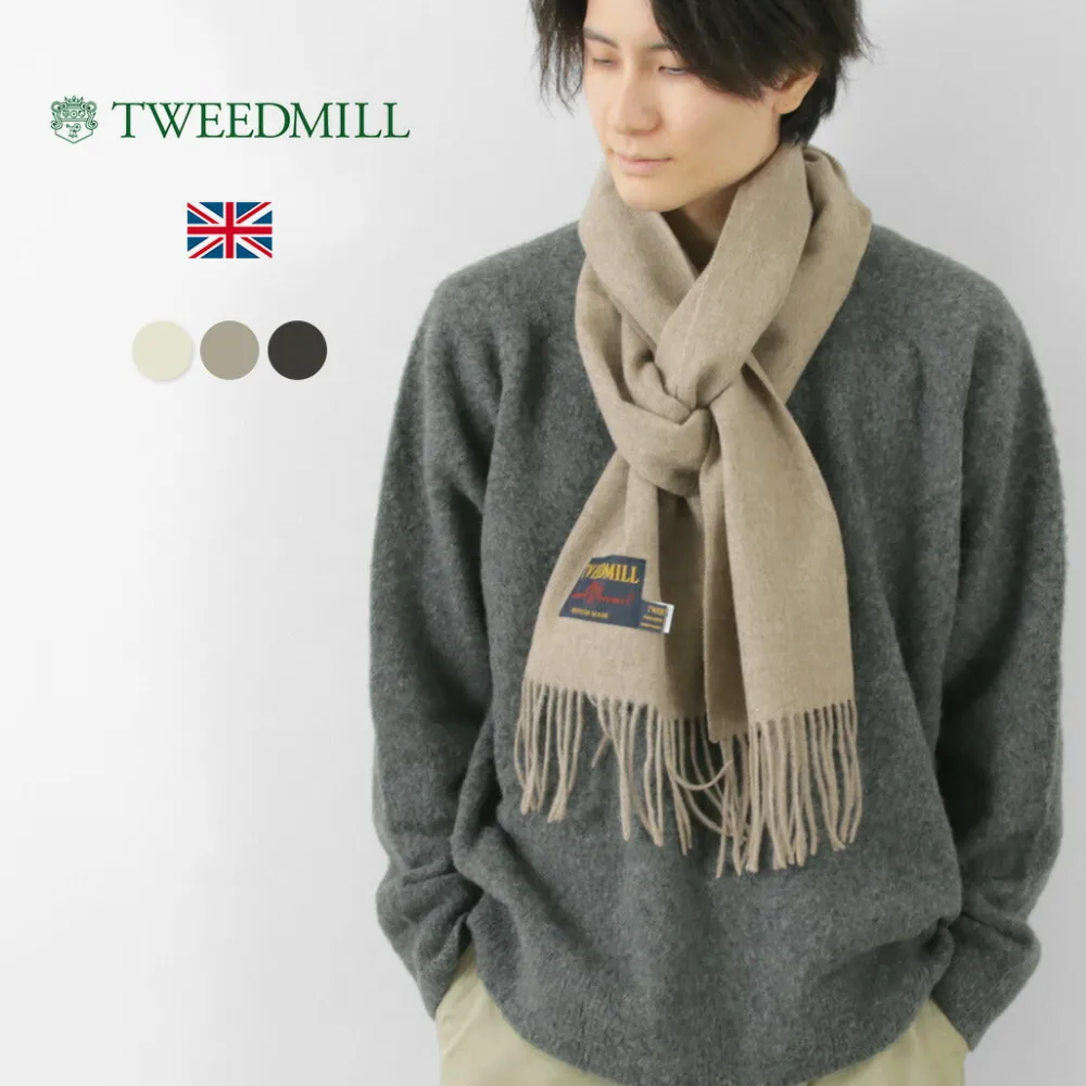 TWEED MILL Scarfs^/ Lamb Wool Scarf Solid