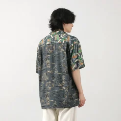 TWO PALMS Shirts^/ Hawaiian Shirt Crazy Golden Vintage x Friendly Isle gray