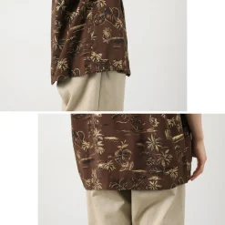 TWO PALMS Shirts^/ Hawaiian shirt Golden Vintage brown