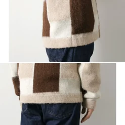 UNDYED Cardigans^/ Jacquard Blush Cardigan Andaid Superfine Peruvian Alpaca