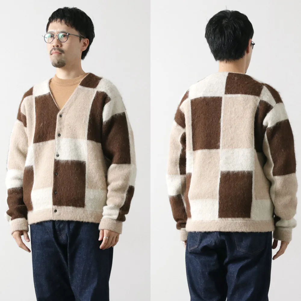 UNDYED Cardigans^/ Jacquard Blush Cardigan Andaid Superfine Peruvian Alpaca