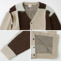 UNDYED Cardigans^/ Jacquard Blush Cardigan Andaid Superfine Peruvian Alpaca