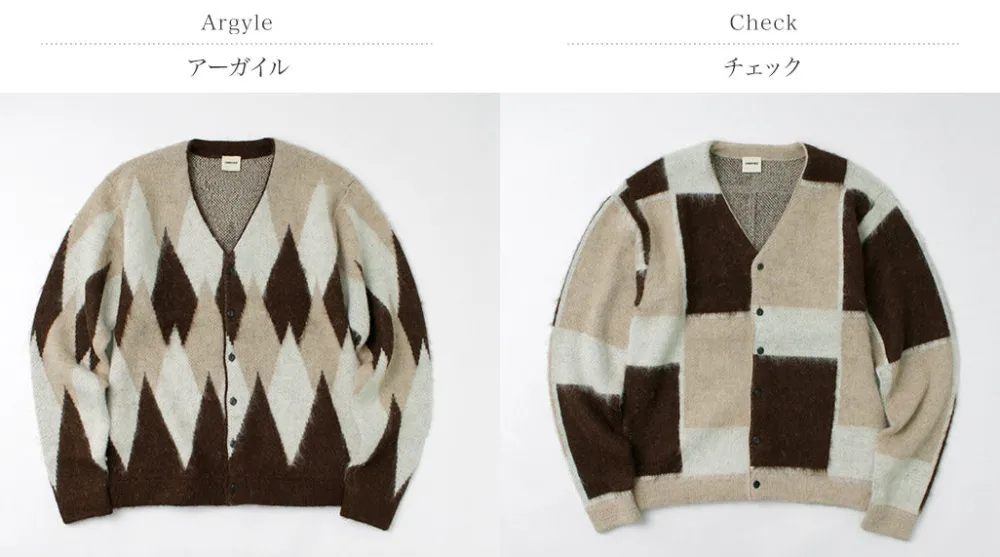 UNDYED Cardigans^/ Jacquard Blush Cardigan Andaid Superfine Peruvian Alpaca