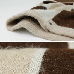UNDYED Cardigans^/ Jacquard Blush Cardigan Andaid Superfine Peruvian Alpaca
