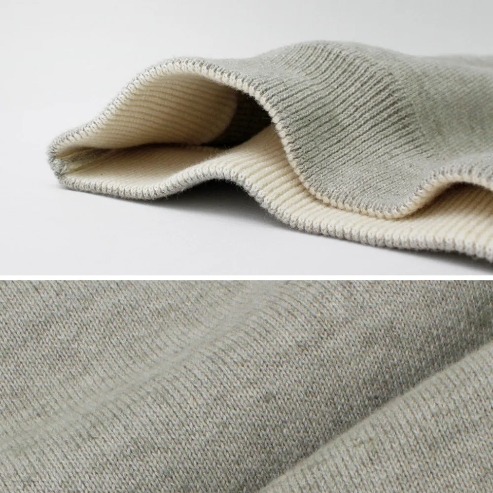 UNDYED Knits^/ Knit Double Face Trim Crew Colored Organic Cotton