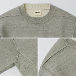 UNDYED Knits^/ Knit Double Face Trim Crew Colored Organic Cotton