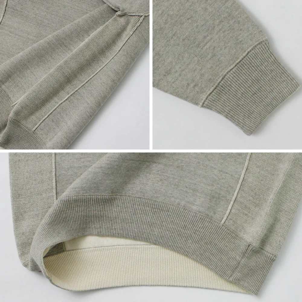 UNDYED Knits^/ Knit Double Face Trim Crew Colored Organic Cotton
