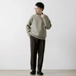 UNDYED Knits^/ Knit Double Face Trim Crew Colored Organic Cotton