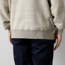UNDYED Sweatshirts^/ Lined Crew Neck Sweatshirt Colored Organic Cotton