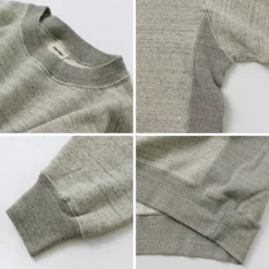 UNDYED Sweatshirts^/ Lined Crew Neck Sweatshirt Colored Organic Cotton