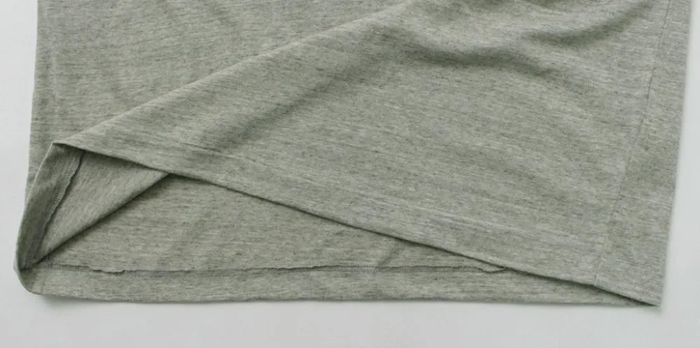 UNDYED T-Shirts^/ Long Sleeve Combi T-Shirt Colored Organic Cotton