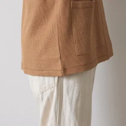 UNDYED Cardigans^/ Waffle Cardigan Colored Organic Cotton