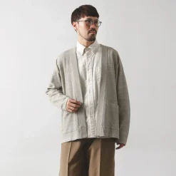 UNDYED Cardigans^/ Waffle Cardigan Colored Organic Cotton