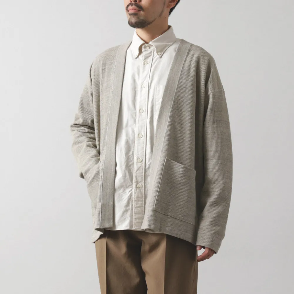 UNDYED Cardigans^/ Waffle Cardigan Colored Organic Cotton
