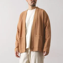 UNDYED Cardigans^/ Waffle Cardigan Colored Organic Cotton