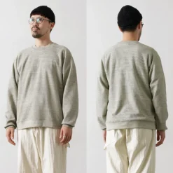 UNDYED Sweatshirts|T-Shirts^/ Waffle Sweatshirt Colored Organic Cotton