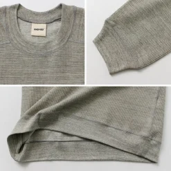 UNDYED Sweatshirts|T-Shirts^/ Waffle Sweatshirt Colored Organic Cotton