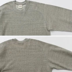 UNDYED Sweatshirts|T-Shirts^/ Waffle Sweatshirt Colored Organic Cotton